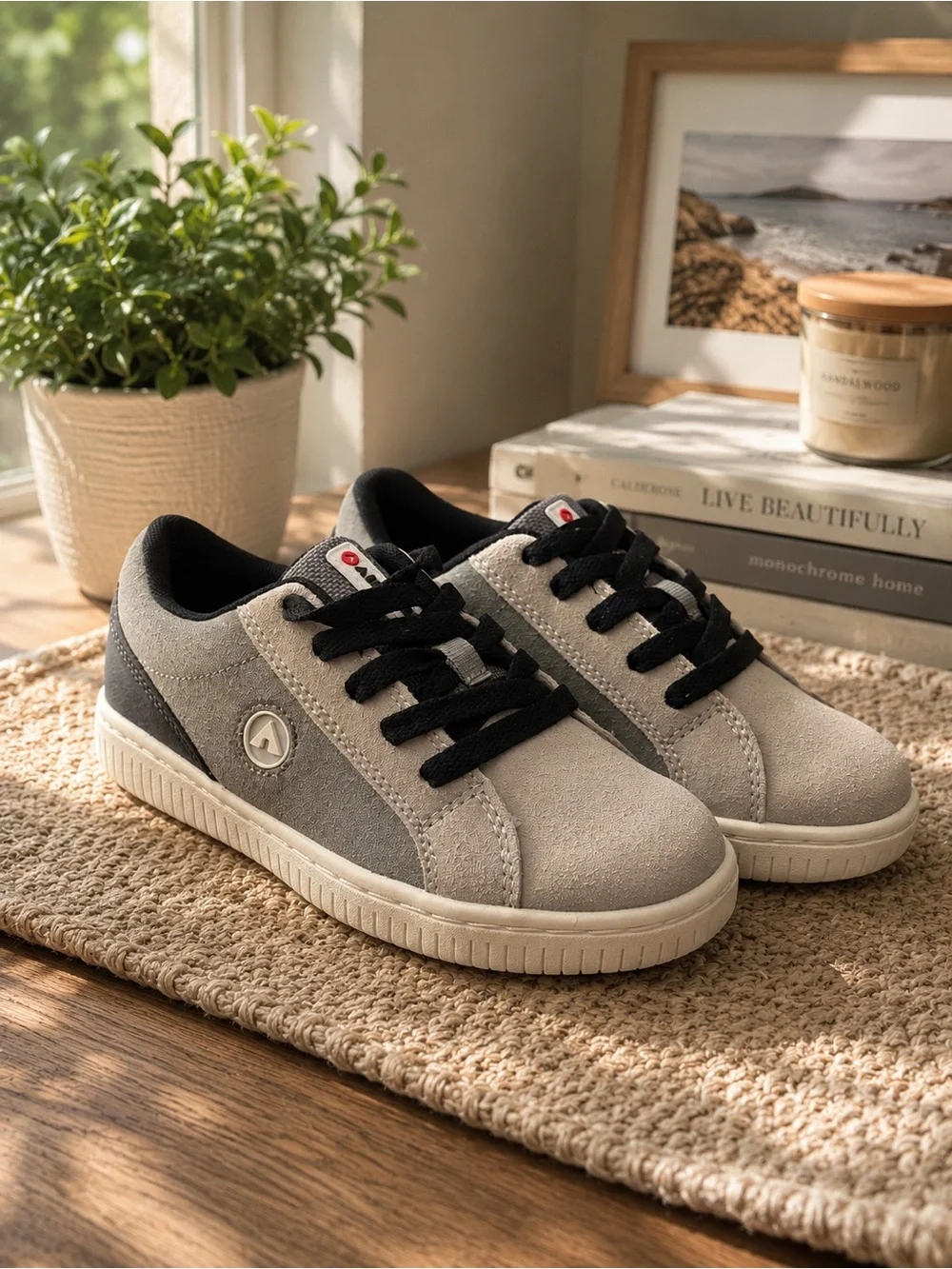 Airwalk Suede Gray Kids Shoes